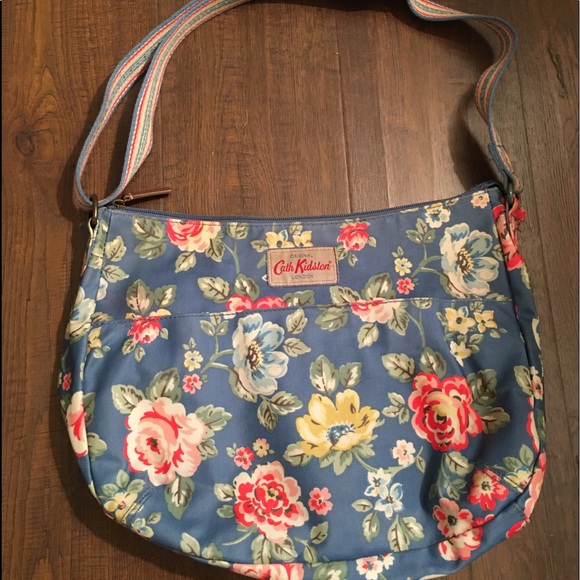 cath kidston bag blue flowers
